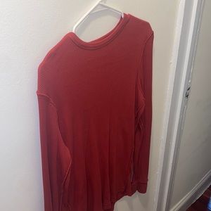 Sweater, Faherty brand, red, medium